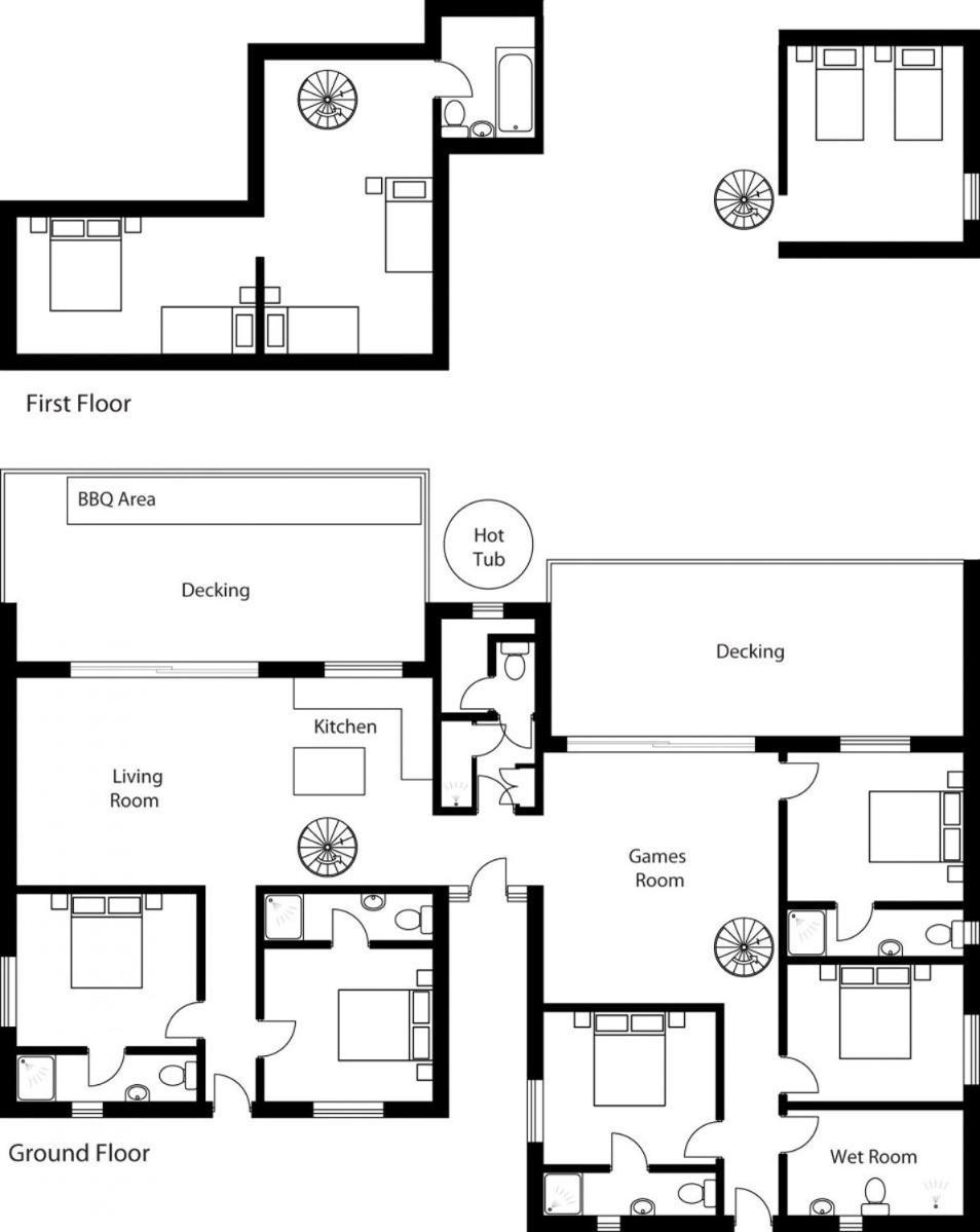 Ferienwohnung Wenlock Edge Much Wenlock Exterior foto
